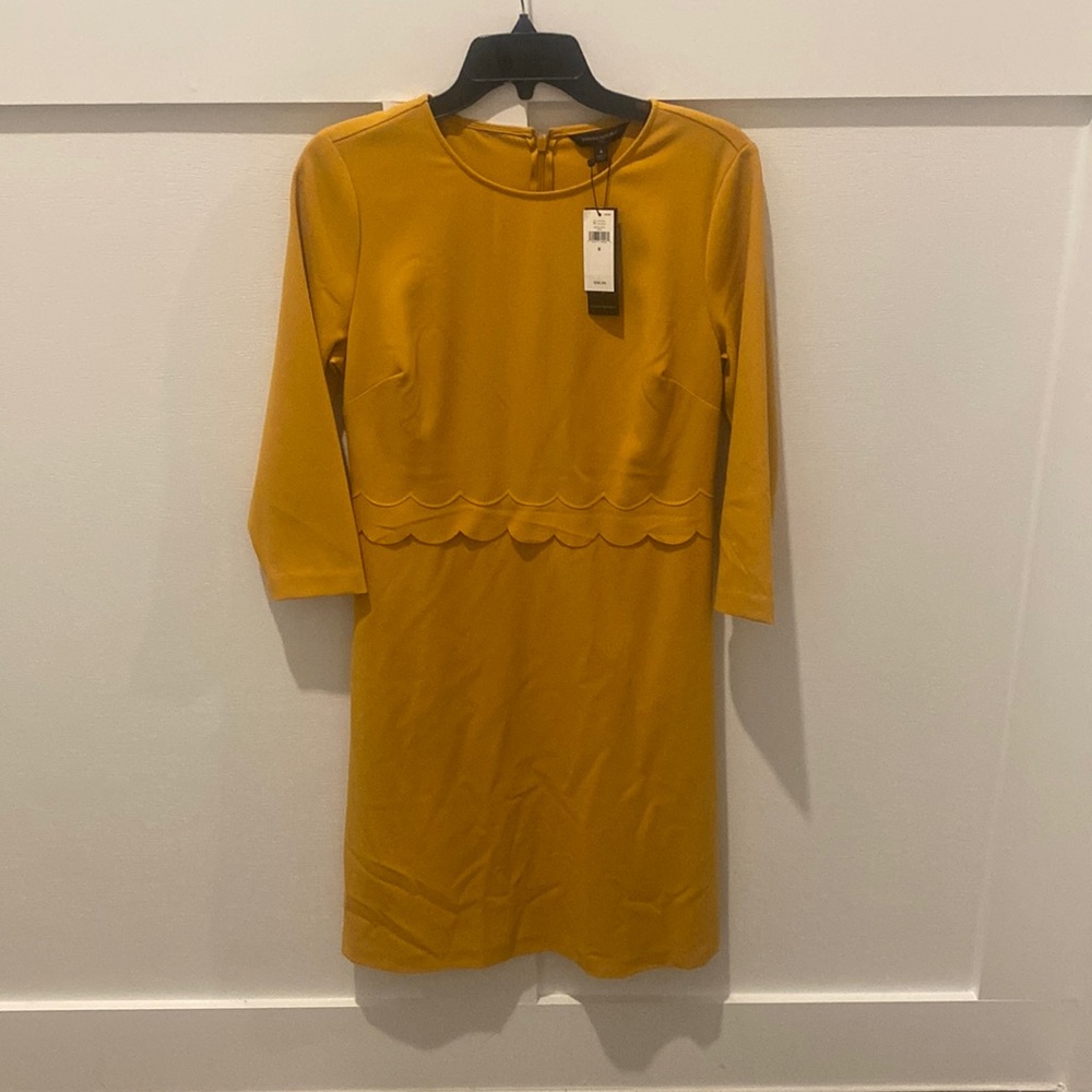 Banana Republic mustard dress